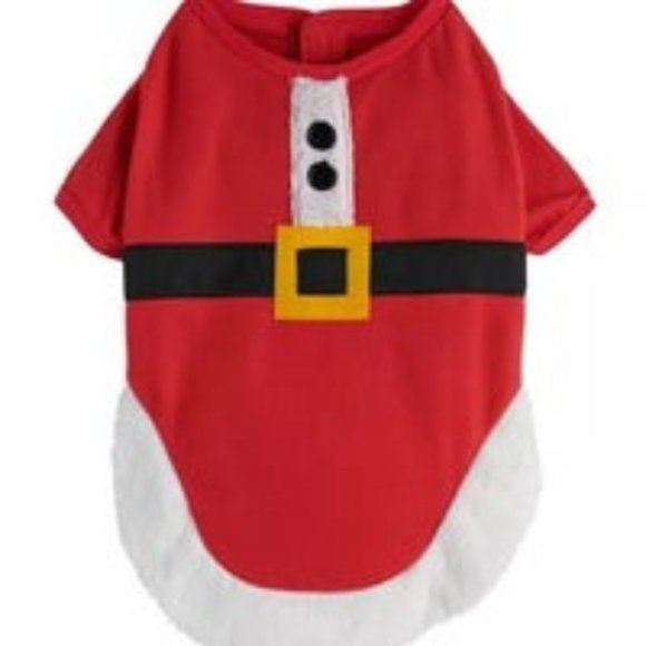Pet Jammies Santa Bodysuit by Cuddl Duds Size M/L - Picture 2 of 3